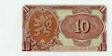 10 korun   1953   back
